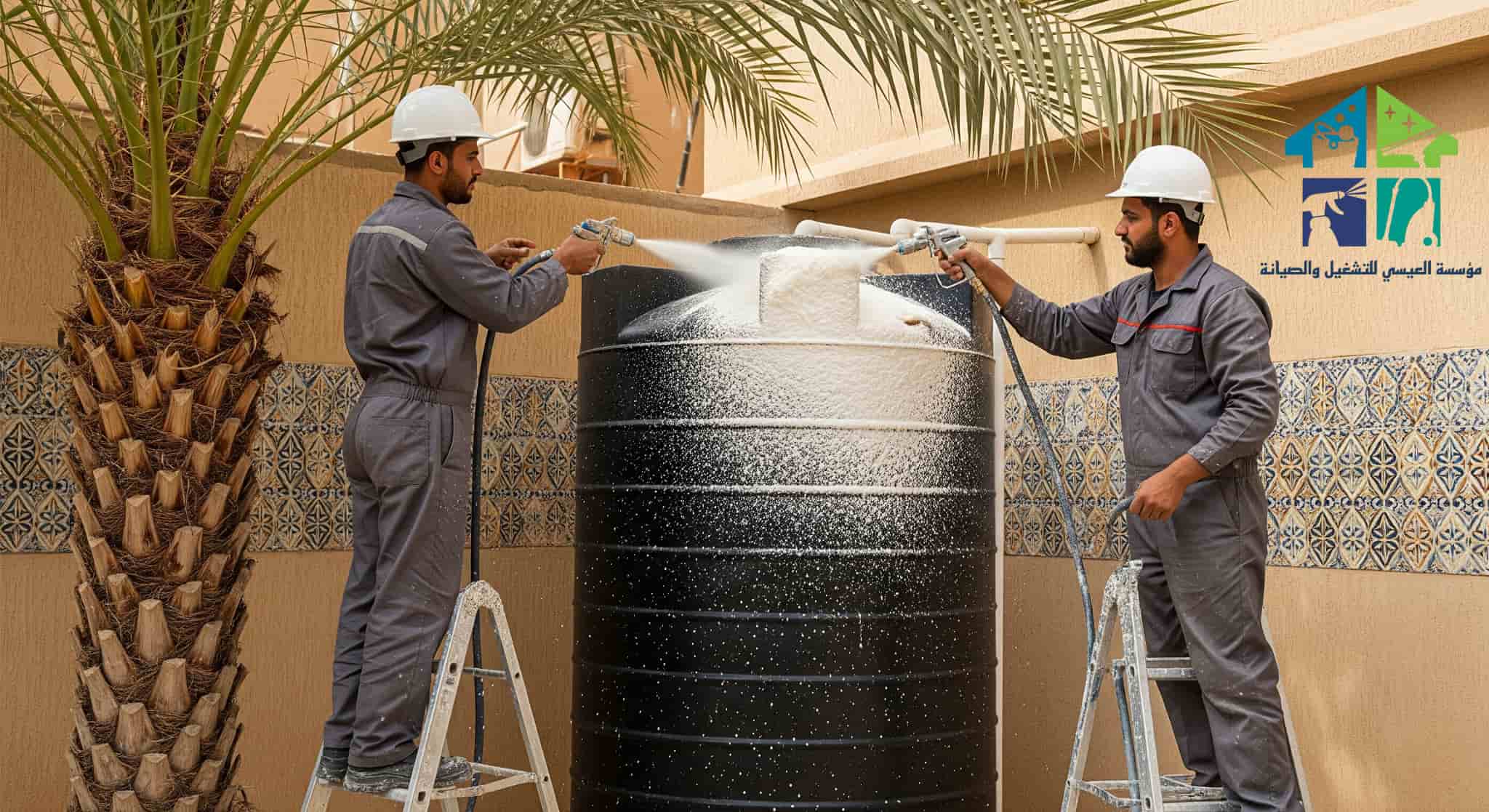 أفضل الحلول المتكاملة لعزل خزانات المياه في الباحة
