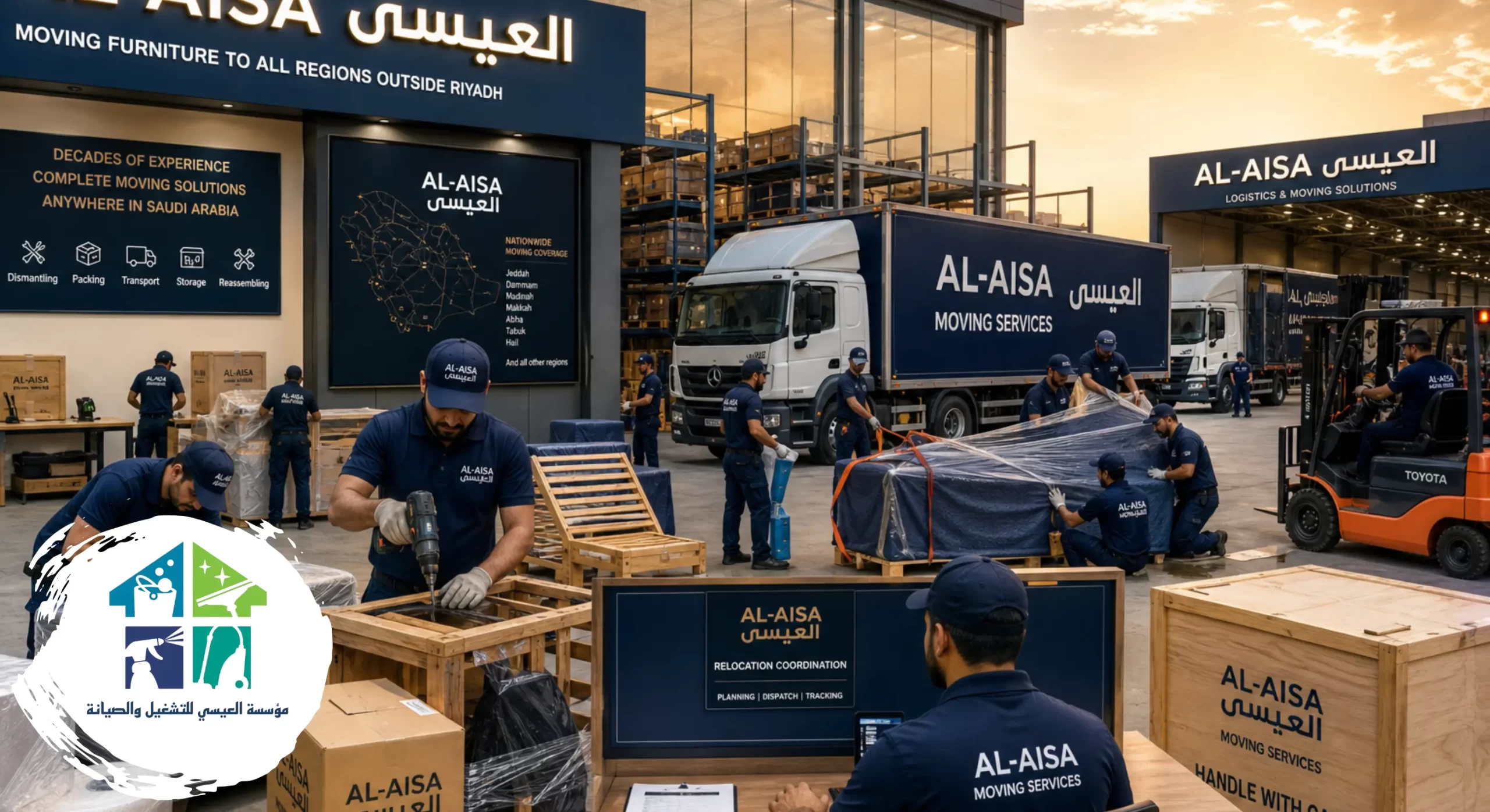 أفضل شركة نقل اثاث خارج الرياض بخبرة طويلة وخدمات متكاملة
