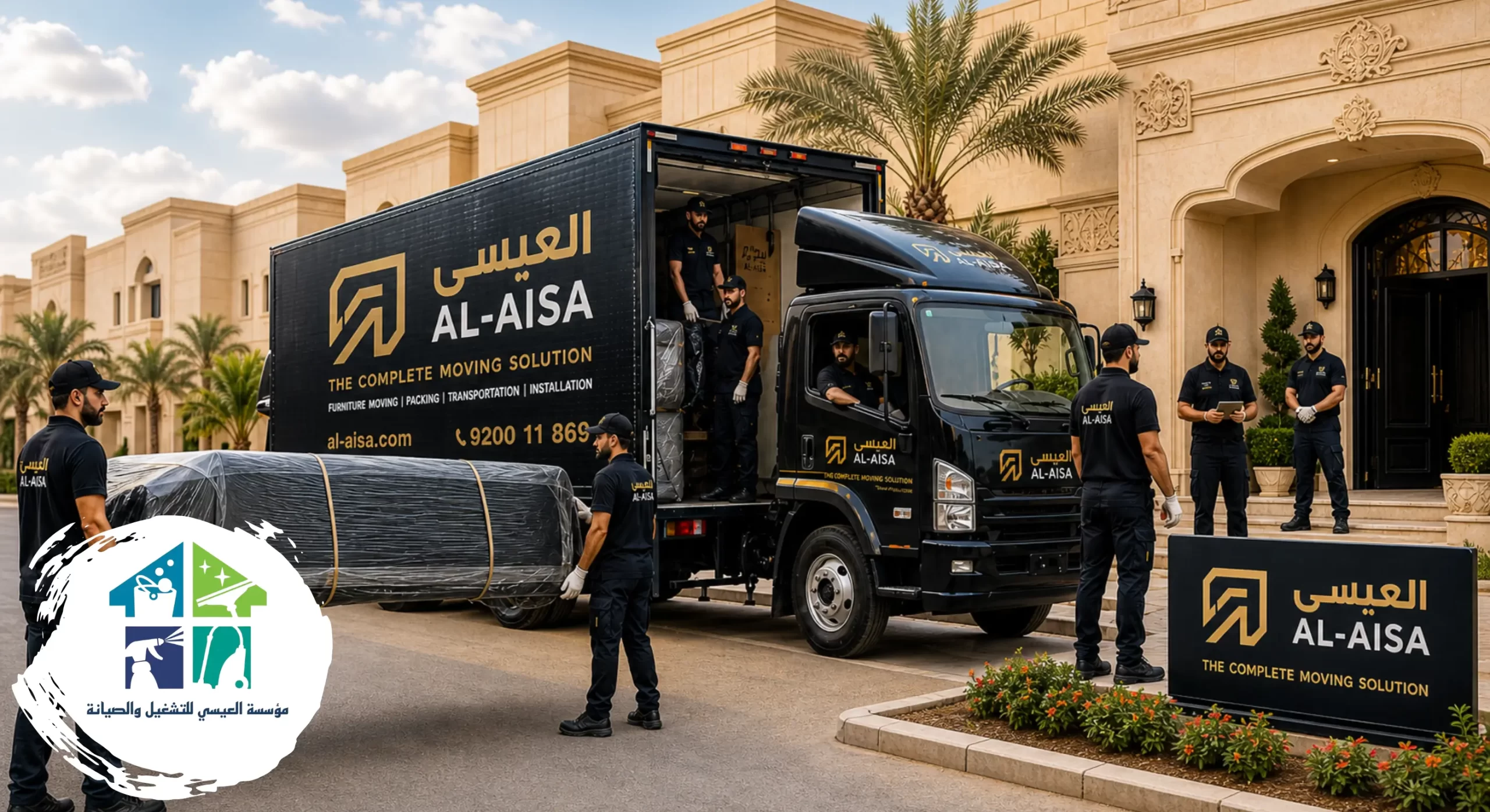 حلول متكاملة لنقل وفك وتركيب العفش بالرياض من شركة العيسى
