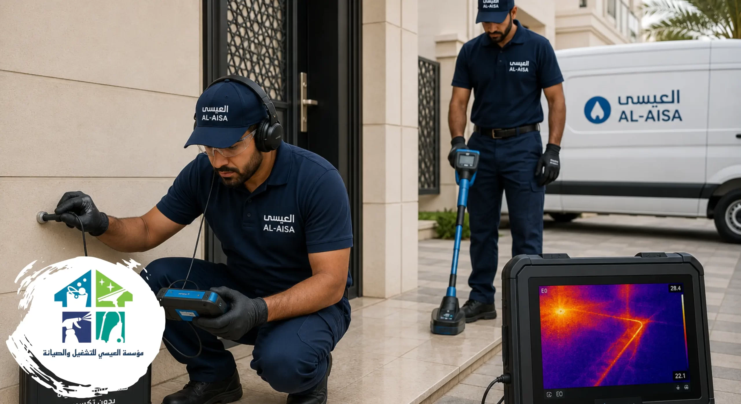 كشف تسربات المياه بدون تكسير باستخدام أحدث الأجهزة المعتمدة
